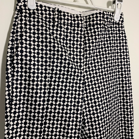 H&M Ankle-Length Patterned Trousers - Black & White - Picture 2 of 5
